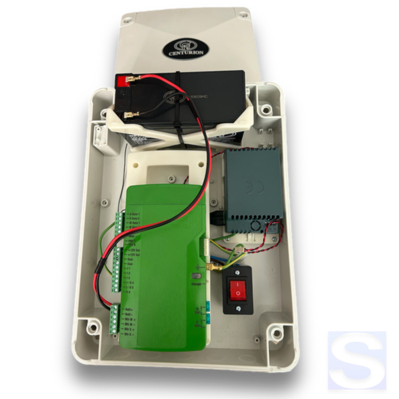 Central electrónica Smart, para brazo batiente Centurion 12v, compatible con equipos vert-x, vantage400 y vantage500, receptor i