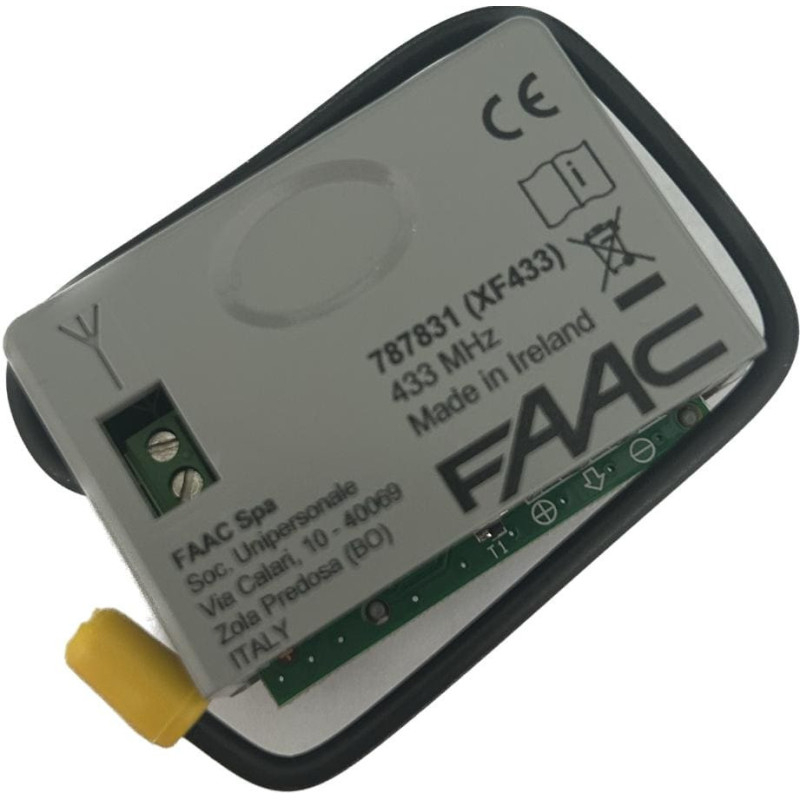 receptor controles faac XF/433, compatible con motores C720, C721 , Receptor FAAC para motor C720, C721, CONTROL REMOTO
