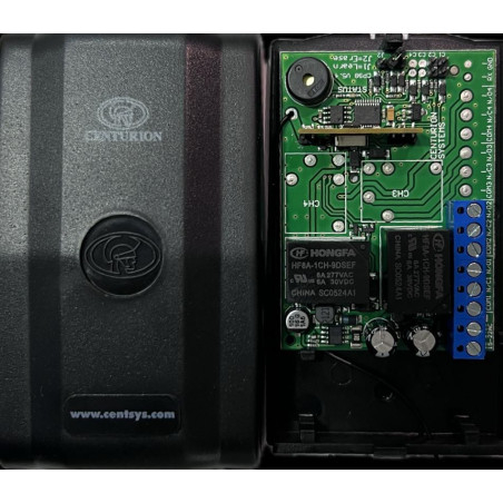 Receptor Centurion Nova Helix multicanal, receptor de controles remoto, capacidad 2 canales, para 250 botones, compatible con co