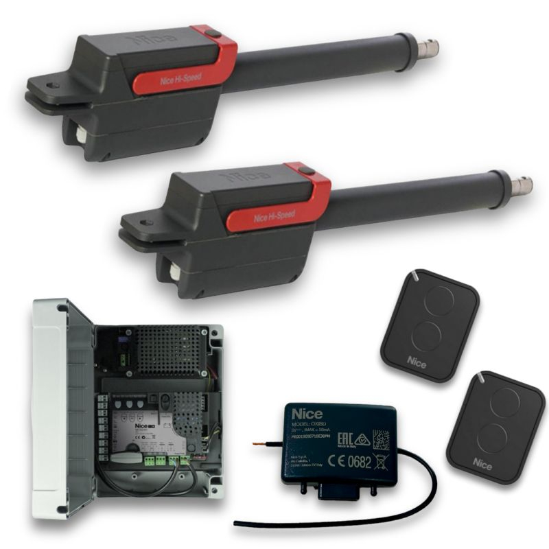 kit brazo batiente electromecanico, Nice titan hi-speed 3,7, capacidad hojas hasta 3,7 mts, 250 kg, uso continuo, apertura en 12 kit brazo batiente electromecanico, Nice titan hi-speed 3,7, capacidad hojas hasta 3,7 mts, 250 kg, uso continuo, apertura en 12
