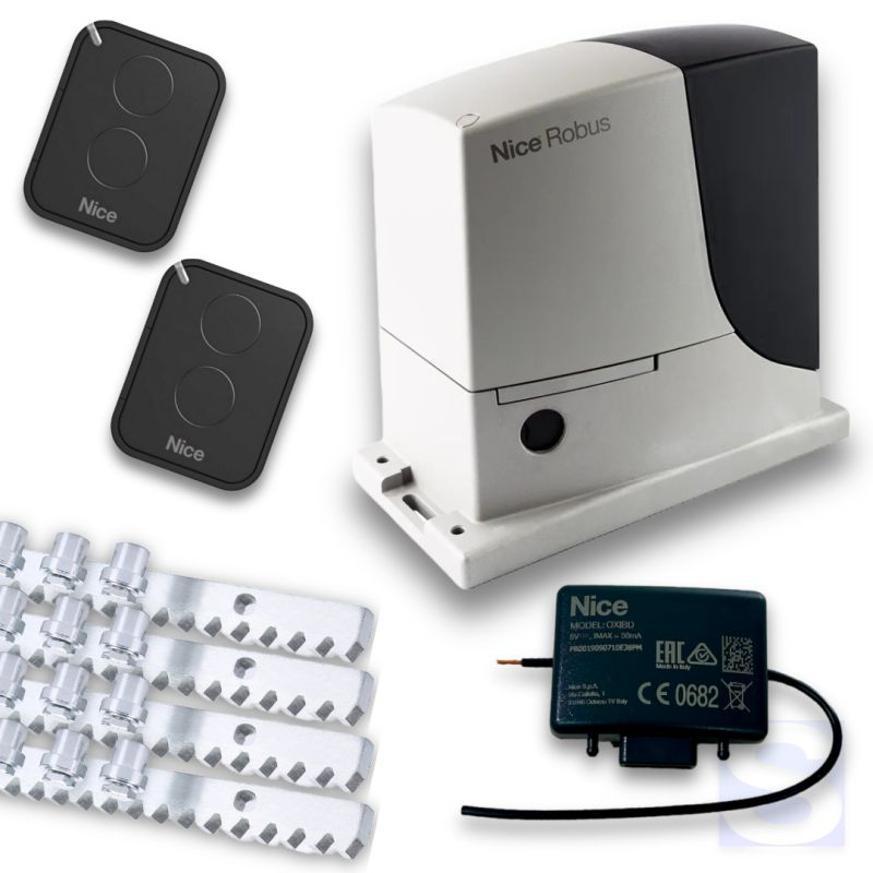 kit motor Nice Robus 600, capacidad 600kg de arrastre, 30 ciclos por hora, velocidad hasta 16,8mts por minuto, funcionamiento 24 kit motor Nice Robus 600, capacidad 600kg de arrastre, 30 ciclos por hora, velocidad hasta 16,8mts por minuto, funcionamiento 24